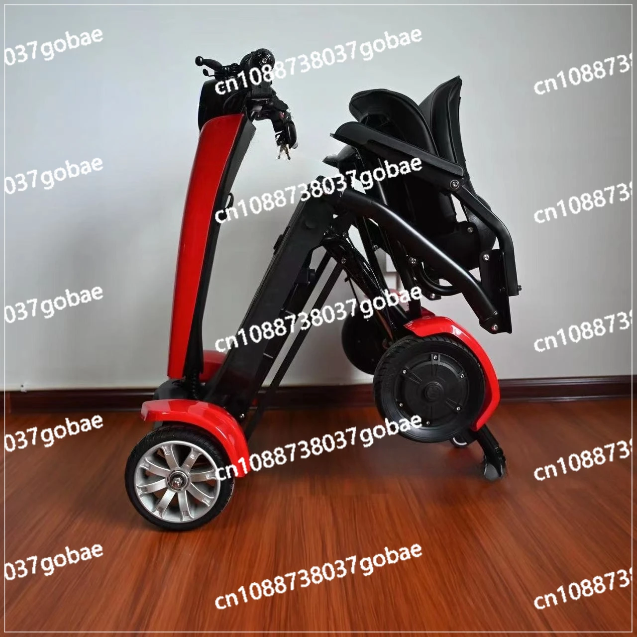 

Горячая распродажа: Автоматически складывающийся мобильный электрический городской велосипед для пожилых людей, 15 миль/ч, 36В, 4 колеса