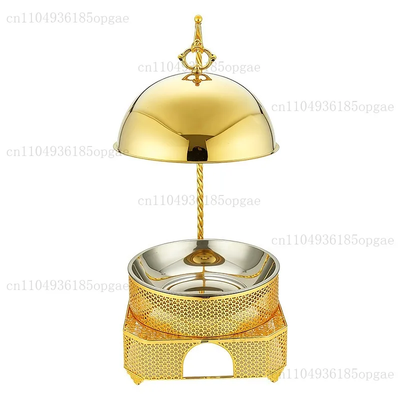 Cross-border European stainless steel buffet stove Hotel restaurant Alcohol heating Buffy stove Breakfast insulation stove