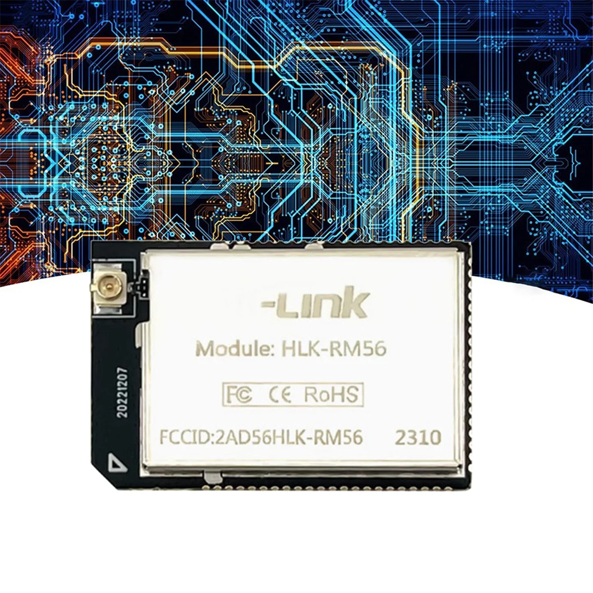 Hot! RM56 WIFI Module 2.4G/5.8G Dual-Band WIFI+BT/BLE5.2 Supports Standard 802.11 A/B/G/N RM56 Module