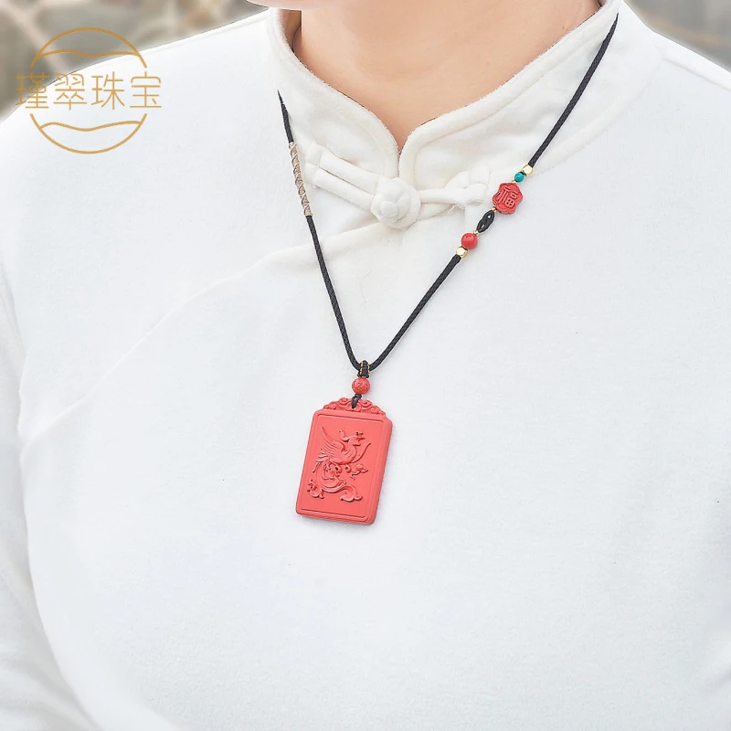 and Auspicious Amulet Pendant, High Content Purple Gold Sand, Portable Keychain, Hanging Ornament, Neckl