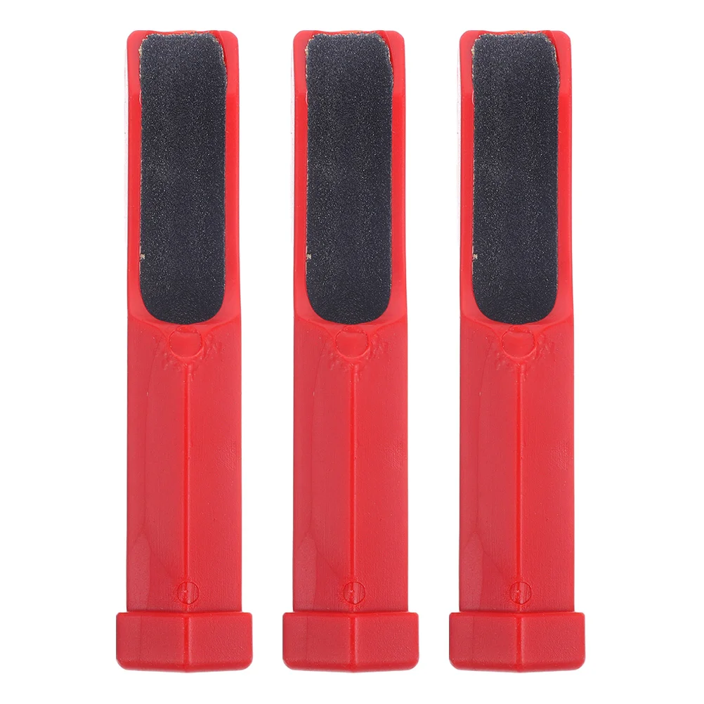 

3 Pcs Billiard Cue Tip Shaper Kit Billiard Accessories Club Repair Tools Snooker Cue Tip Plastic Pp Pool Burnisher