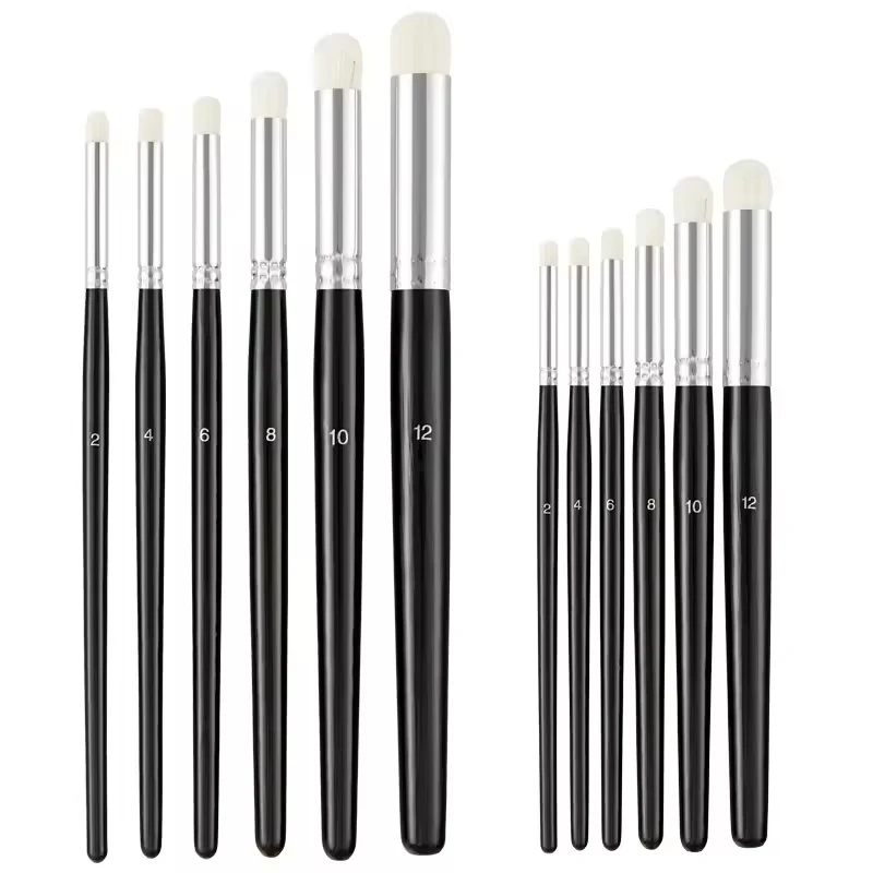 1 Set Painting Drybrush Goat Hair Dry Brush Miniature Paint Brush Kit For Scale Models Figurines Acrylic Watercolor Craft Tool
