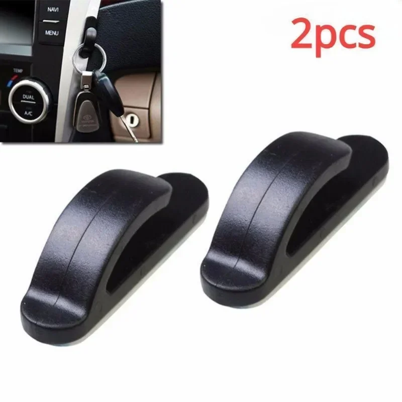 2PCS/SET Convenient Black Auto Car Truck Self Adhesive Hook Hanger Bag Purse Organizer Holder