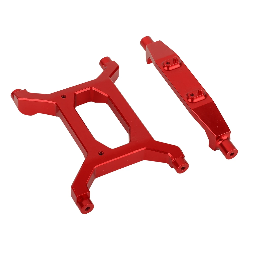 2pcs Metal Rear Lower Chassis Brace Frame Support For Axial SCX6 Jeep JLU Wrangler AXI05000 1/6 RC Crawler Car Upgrade Parts