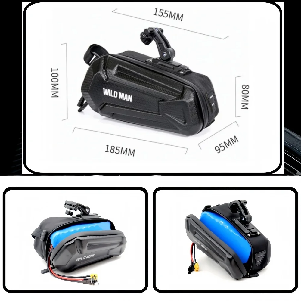 E-Bike Akku 48V 36V 10Ah 12Ah 14Ah Wasserdichter Li-Ionen-Akkupack für 250W-1000W Motorrad/Roller/Fahrrad mit 2A Ladegerät