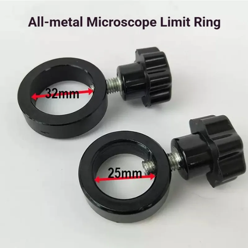 25MM 32MM Metal Limit Ring Fixing Ｈolder RingBracket Ring forStereo Binocular Trinocular Microscope Pillar Stand Prevent Shaking