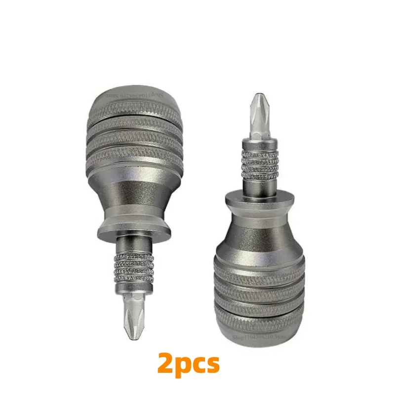 Convenient Bit Holder Tool Reliable Screwdriver Tool Versatile Screwdriver Set Aluminum for Easy Screwdriving