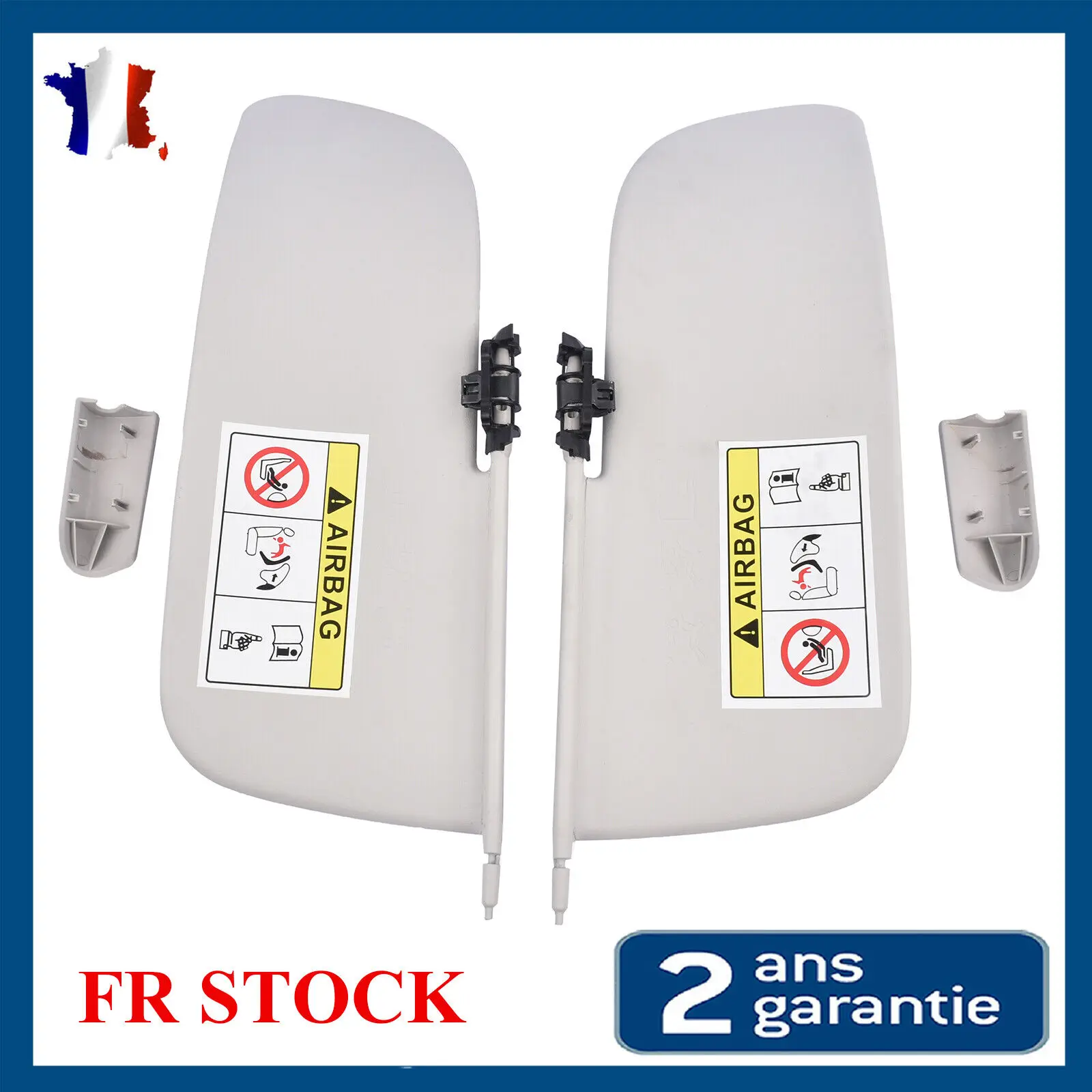 AP02 For Citroen sun visor sunshade kit LEFT + RIGHT C3 2 ZENITH 1613251480 A1613251480