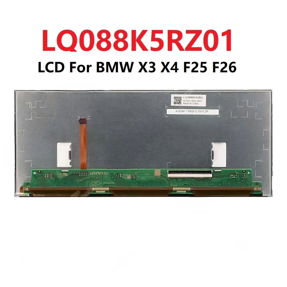 

LQ088K5RZ01 4300345W 65509370870 8.8" LCD For BMW X3 X4 F25 F26 NBT EVO NAVI Navigation Display Screen
