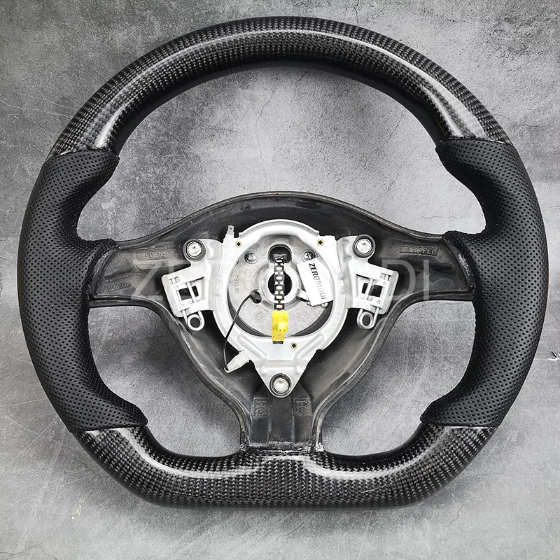 Sports Steering Wheel Fit For Vw VOLKSWAGEN Mk4 Carbon Fiber LED Itlay Alcantara Car Steering Wheel