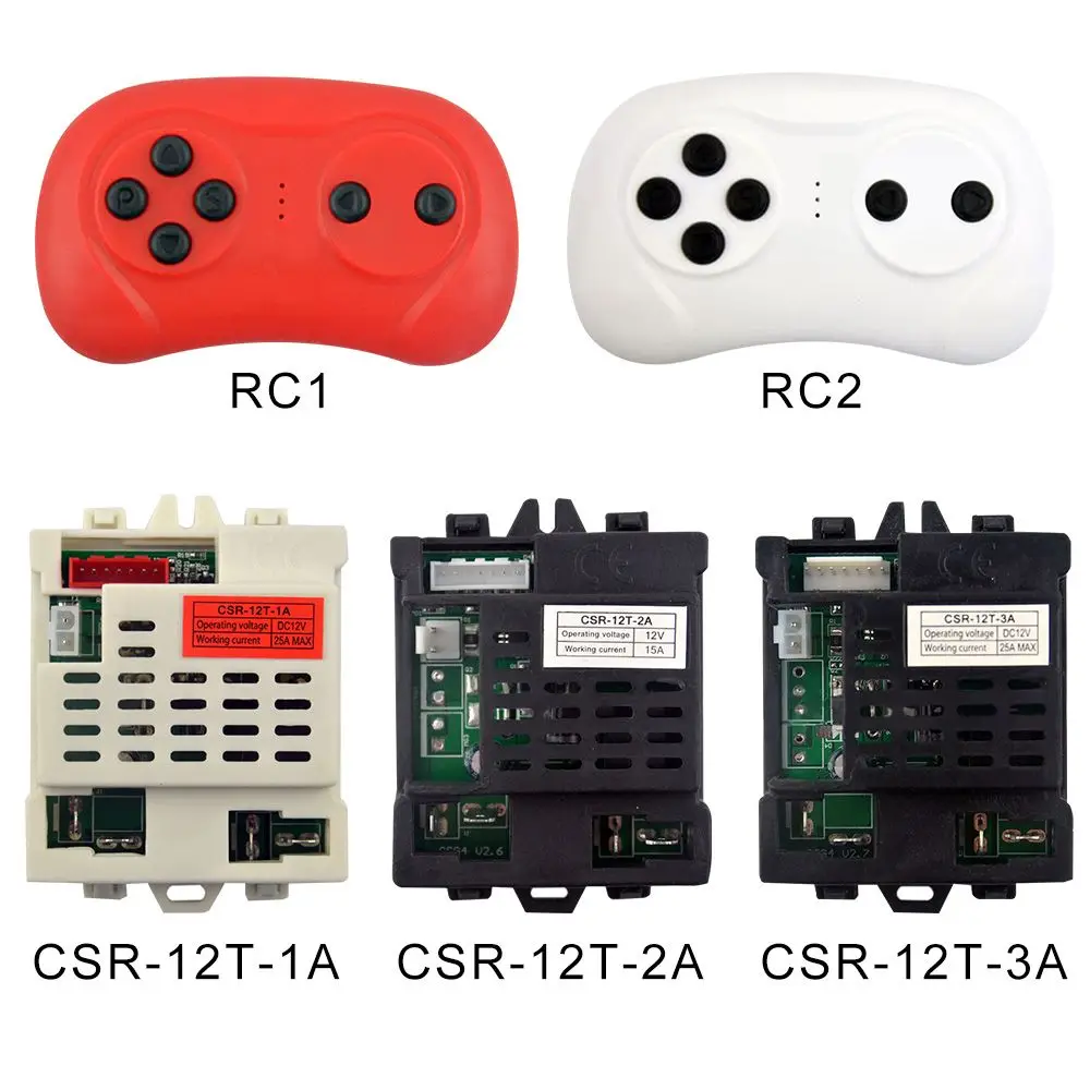 CSR-12T-1A Children\'s Electric Car Remote Control Receiver CSR-12T-2A Children\'s Car Controller CSR-12T-3A Circuit Board