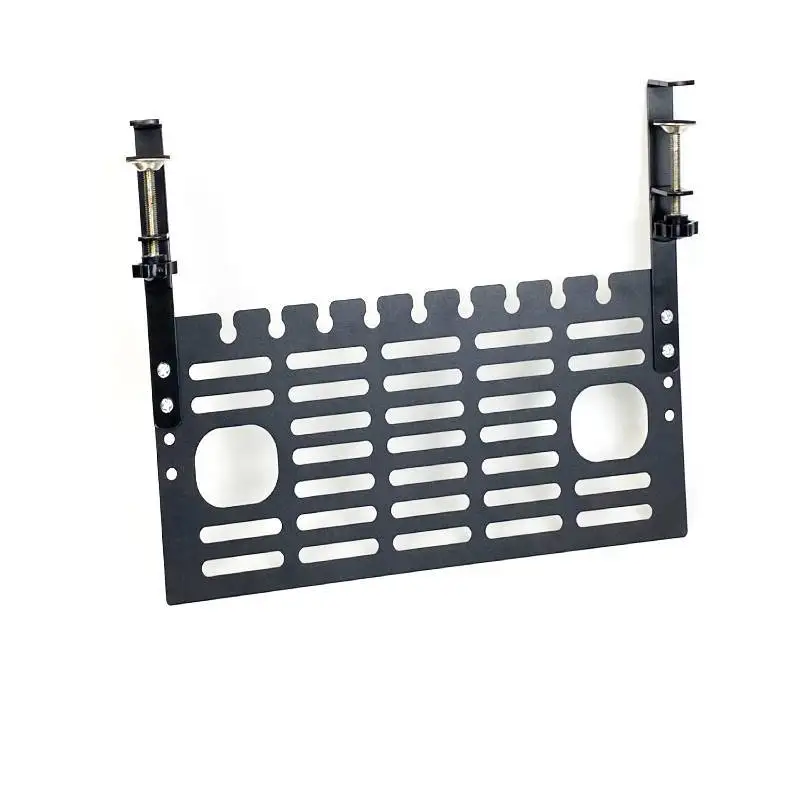 No Drill Under Desk Carbon Steel Cable Tray Hook Mounted Organizer Wires Power Strips Cm Home Office Rack