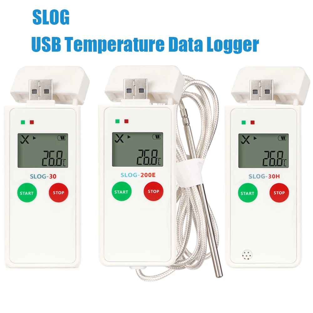 2025 New USB Temperature Data Logger 65000 Points with NTC Sensor High Precision Recorder for Warehouse Cold Chain
