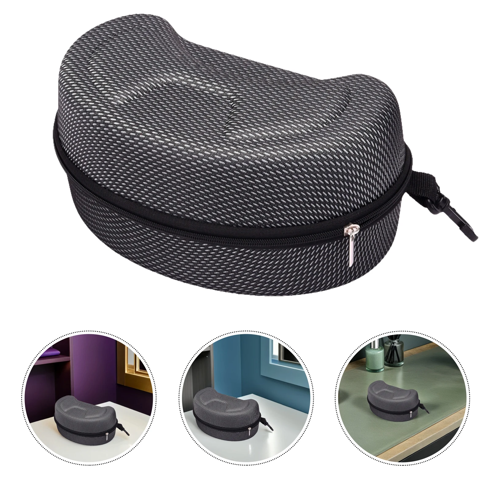 

Hard Shell Goggles Box for Motorcycle Cycling Eva Protective Case Water Resistant Wide Fit Sunglasses Eyewear Organizer Carry