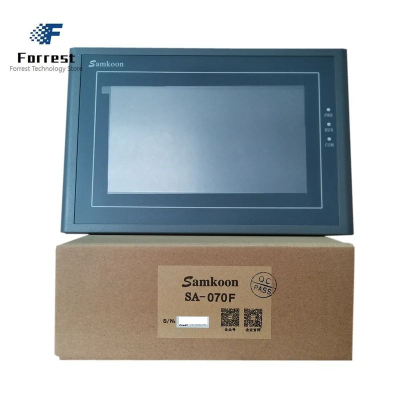 

Samkoon 7inch SA-070H SA-070F DC24V Touch Screen HMI Memory 128M Flash 128M DDR2 CPU Cortex ARM8 600MHZ COM1/COM2:RS232 422 485