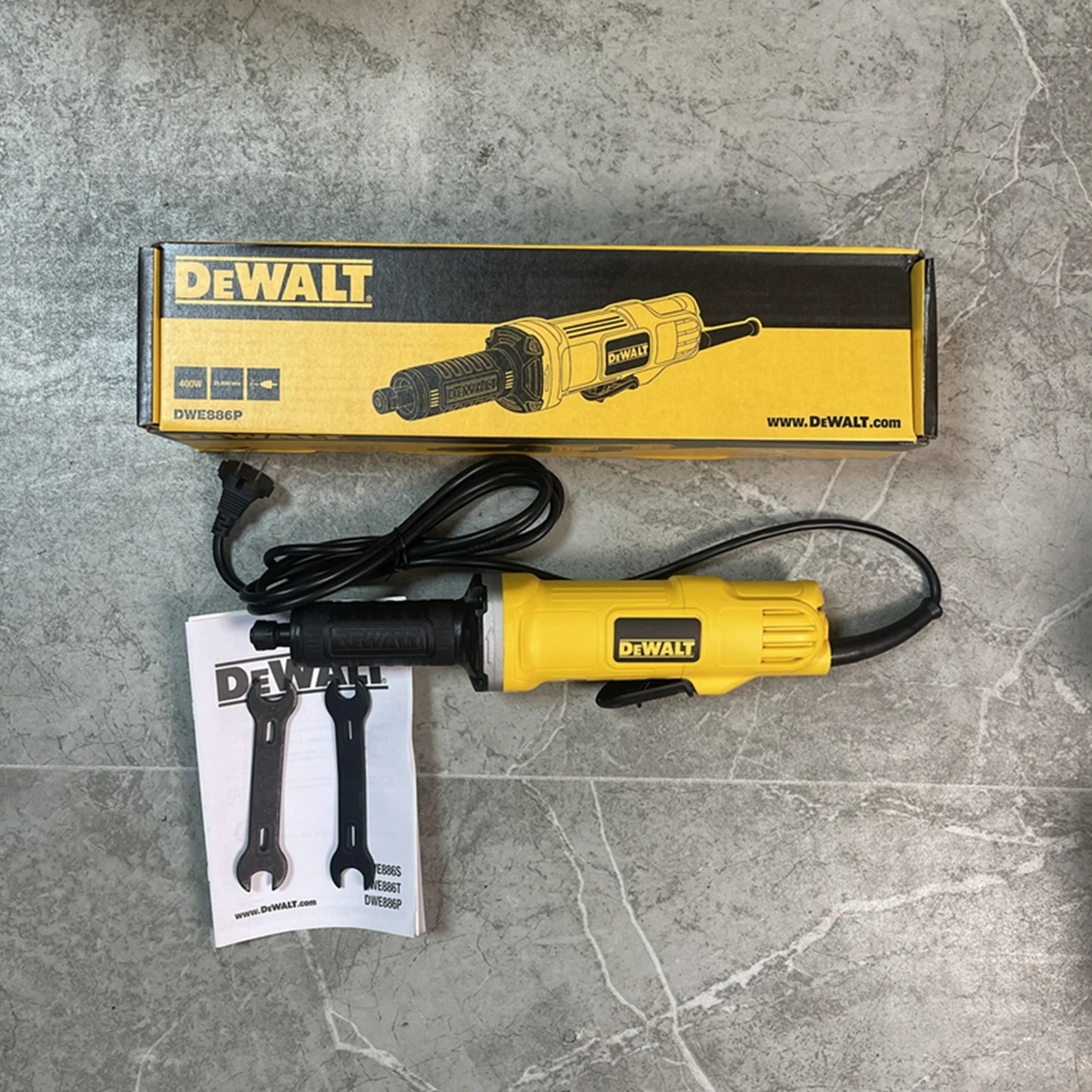 DEWALT DWE886P-A9 6mm 400W straight grinder/electric polishing and grinding machine, engraving machine, inner hole machine