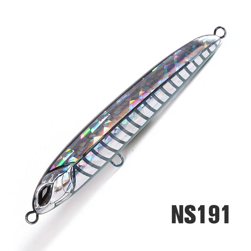 NOEBY Stickbait Heavy Sinking Pencil 115 mm 64 g 130 mm 81 g Angelköder Künstliche harte Köder für Wolfsbarsch-Thunfisch-Angelköder 9