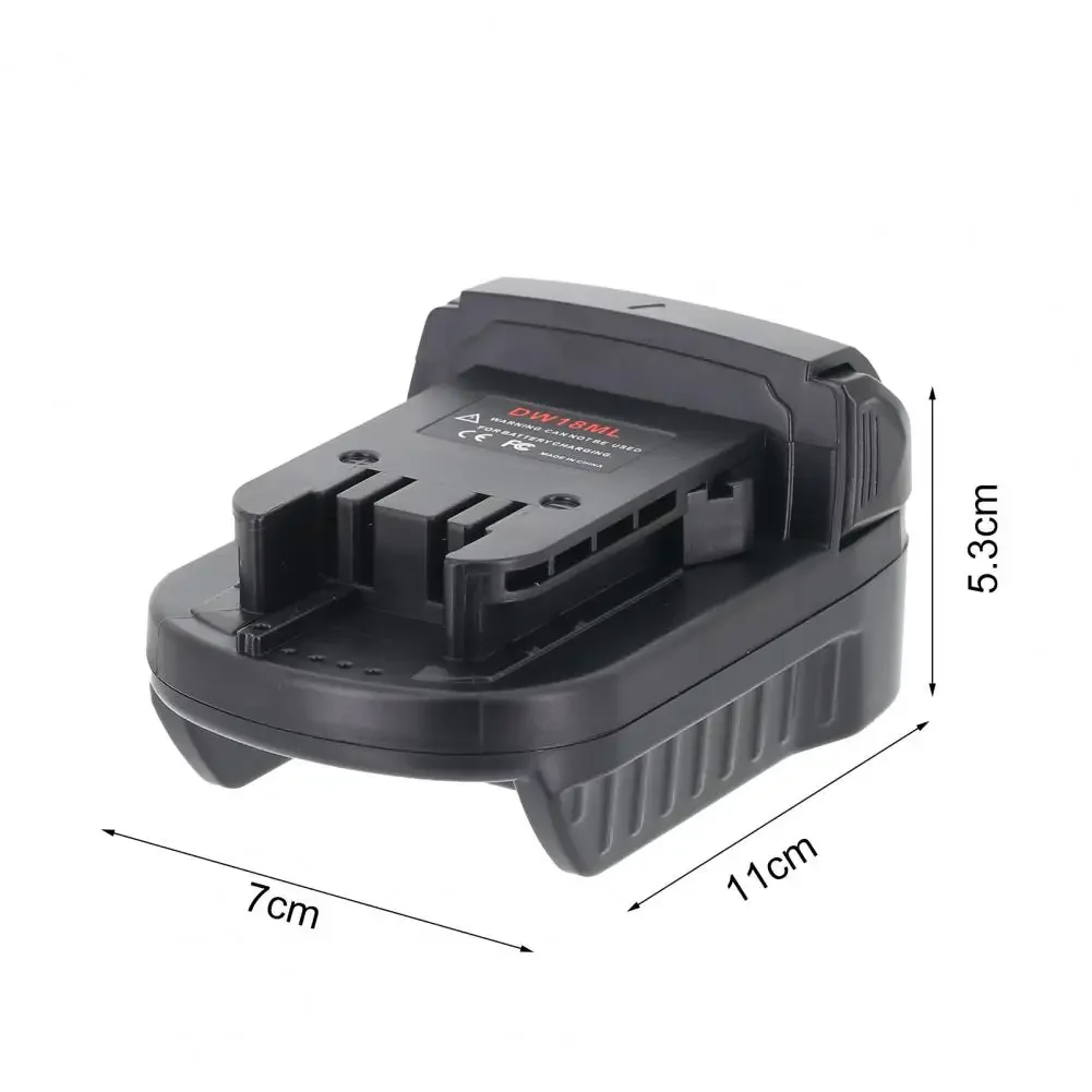 Imagem -06 - Converter Adaptador de Bateria para Milwaukeee Dewalt 18v Bateria 20v Li-ion Power Tool Use Dw18ml