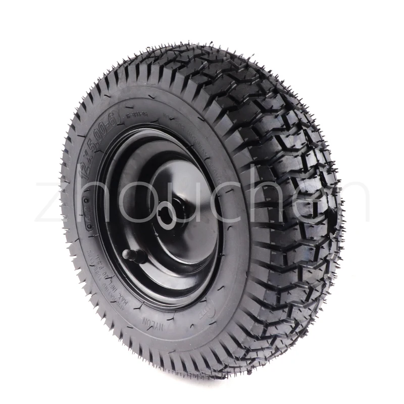 12x5.00-6 6-inch rear wheel accessories self-contained wheels suitable for mini ATV small four-wheel ATV vacuum tire iron wheels