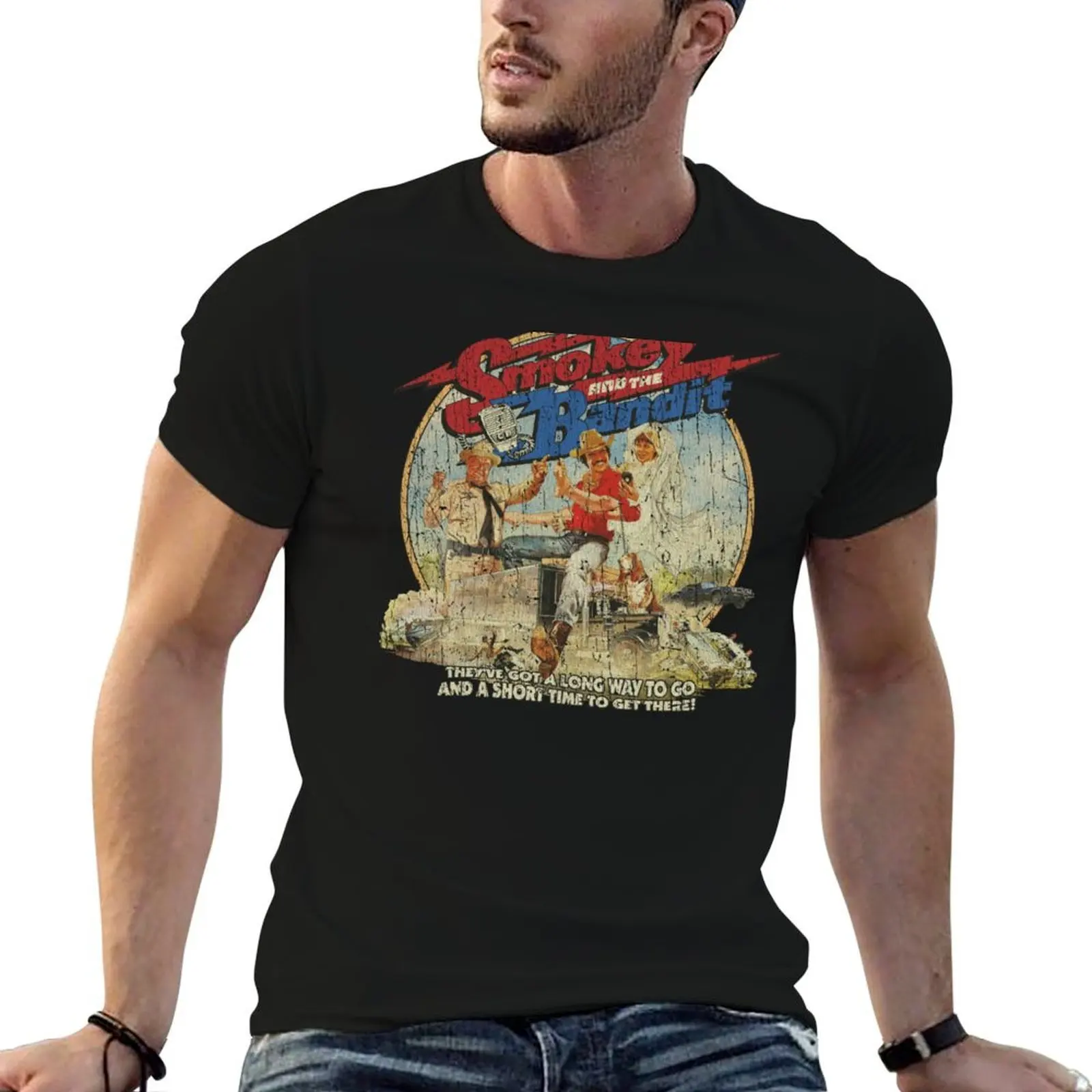

Smokey and the Bandit 1977 T-Shirt t shirts cotton 100% man t shirt designer T-Shirt