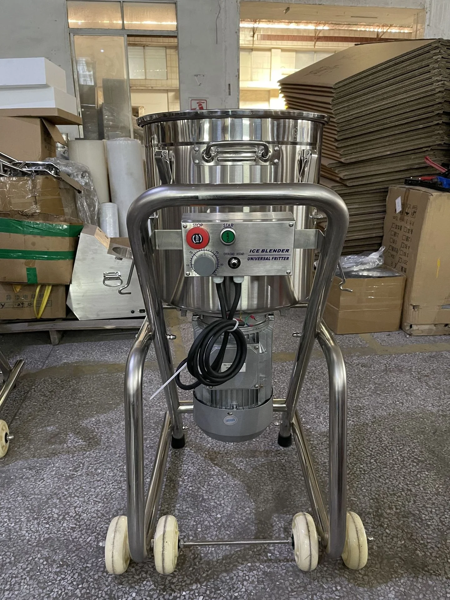 Hot Sale Commercial Vegetable Cutter Food Blender Carrot Cabbage Onion Ginger Garlic Chopper for Food Processing Factory