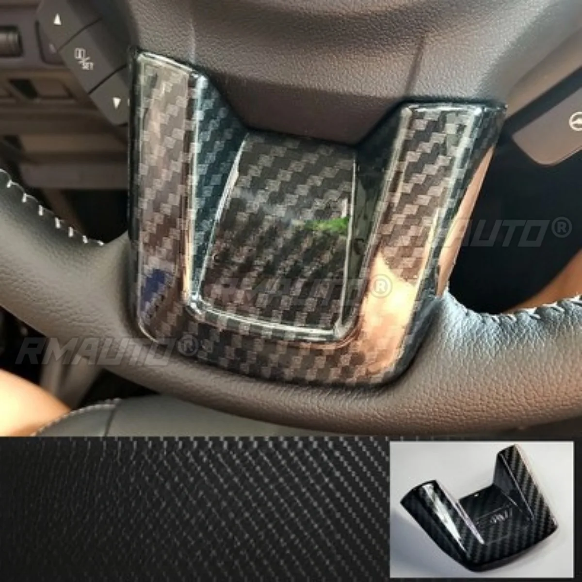 

Для Subaru XV 2015-2017 Forester 2016-2018 рулевое колесо из углеродного волокна, нижнее блестящее украшение, матовая модификация