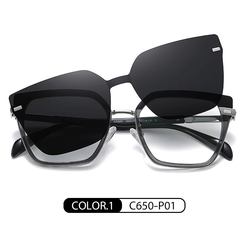 Ceofy Women Cat Eye Glasses Frame Vintage Polarized Sunglasses Optical Brand Designer Optical Prescription Myopia Eyeglasses