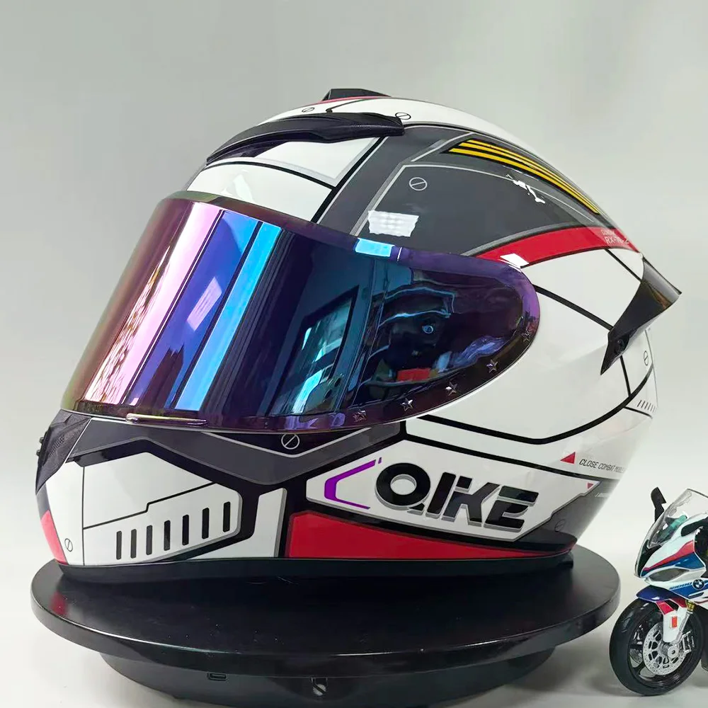 

DOT Certified Motorcycle Helmet Unisex Full Face Winter Warm Electric Bike Safety Cap for Men And Women