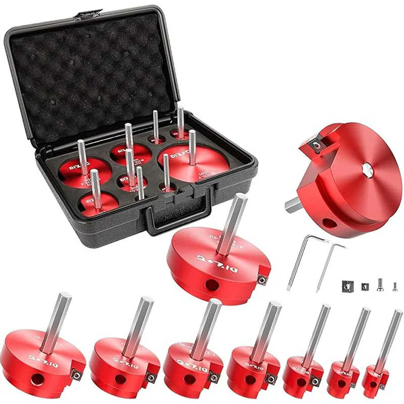 

Suitable for the new PVC pipe reamer, PVC accessories e****mizer, 9-piece pipe reamer joint set tool