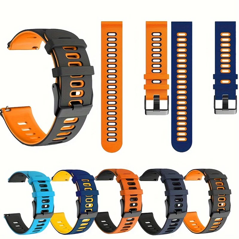 Sport Silicone band For Amazfit GTS 4/2/2e/GTS2 Mini/GTR 4/3 Pro/2/2e 47mm Wristband 20mm/22mm Bracelet Amazfit bip 6 5 straps