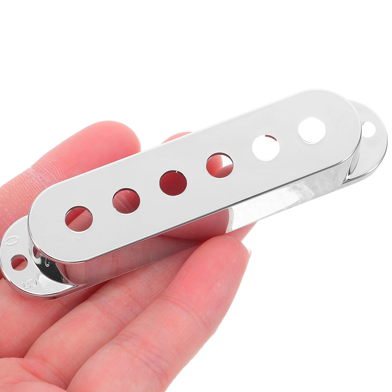 

Electric Guitar Pickup Covers Humbucker Housing Metal Flat Bridge Nickel Single Coil Open Design Protective Shield Guitar