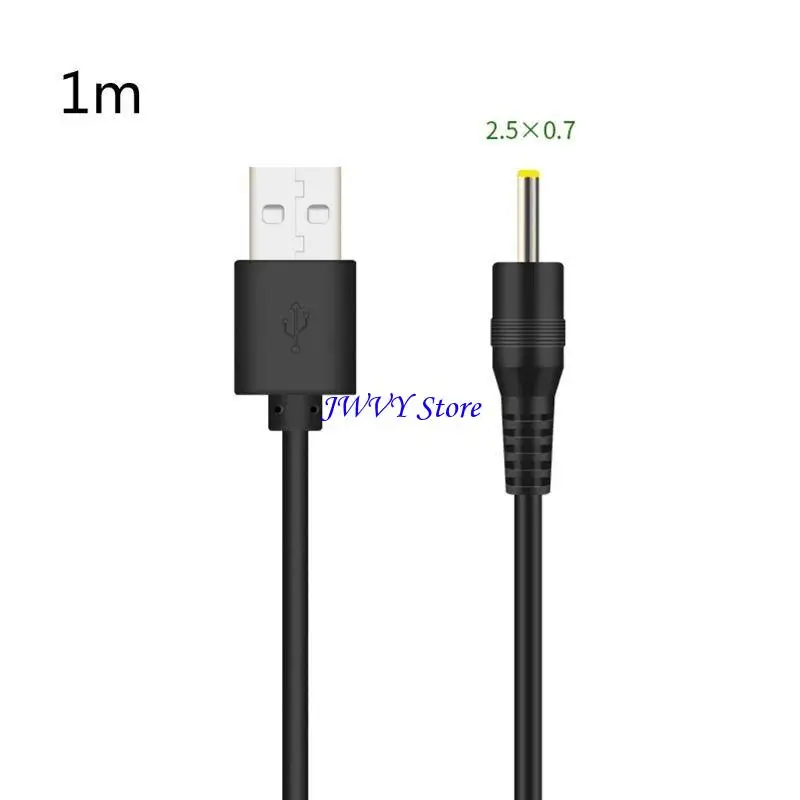 573A USB Charging Cable Cord Universal USB to for DC 5.5x2.1 5.5x2.5 3.5x1.35 4.0x1.7 2.5x0.7 Power Supply Cable