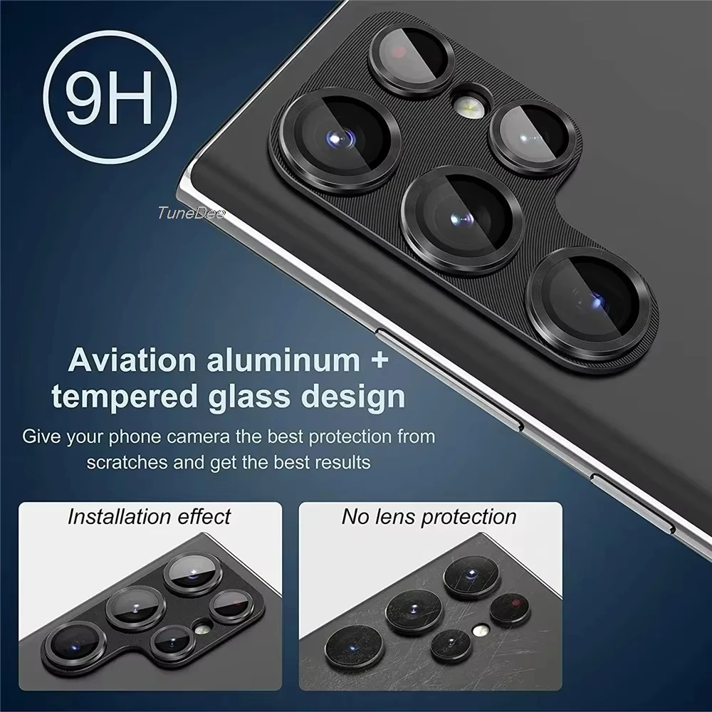 Picture 6: Metal Camera Lens Protector for Samsung Galaxy S26 S25 S24 S23 Ultra Back Lens Case Tempered Glass Ring Ultra high definition