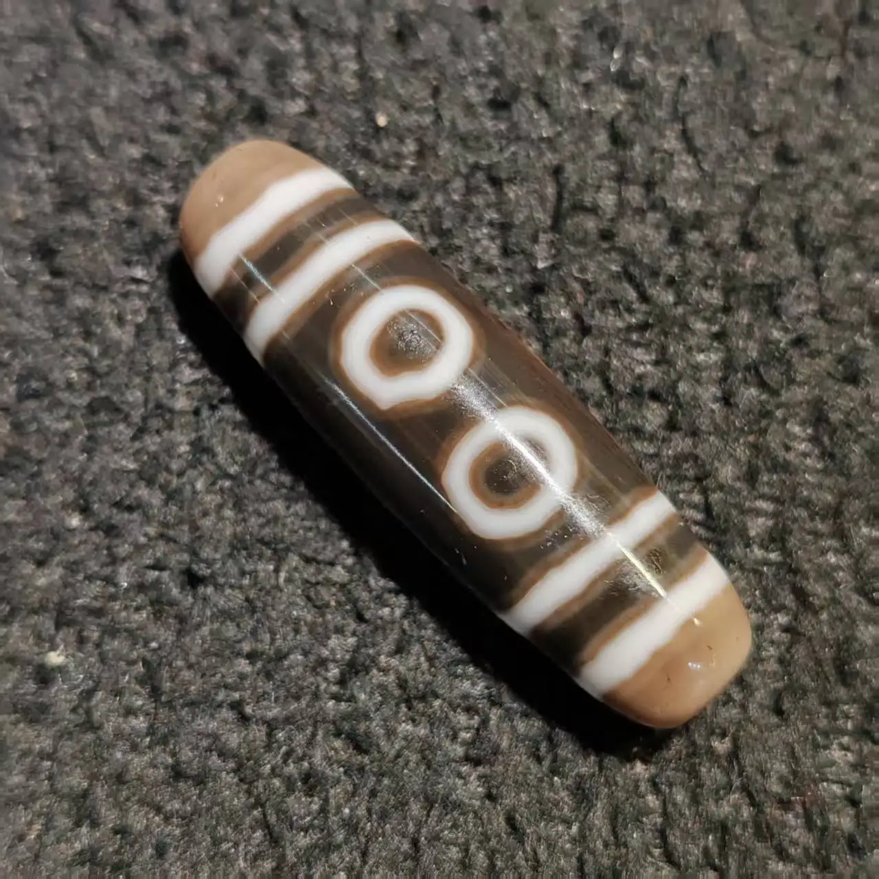 

1 pcs Taiwan infiltrates high oil old materials, coffee colored handmade agate beads necklace pendant DIY accessories Dzi