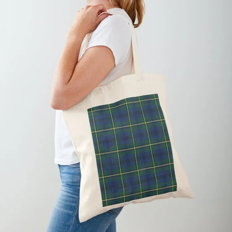 

Clan Johnstone Tartan Tote Bag reusable shopping bag canvas tote sacs de shopping tote bag men's
