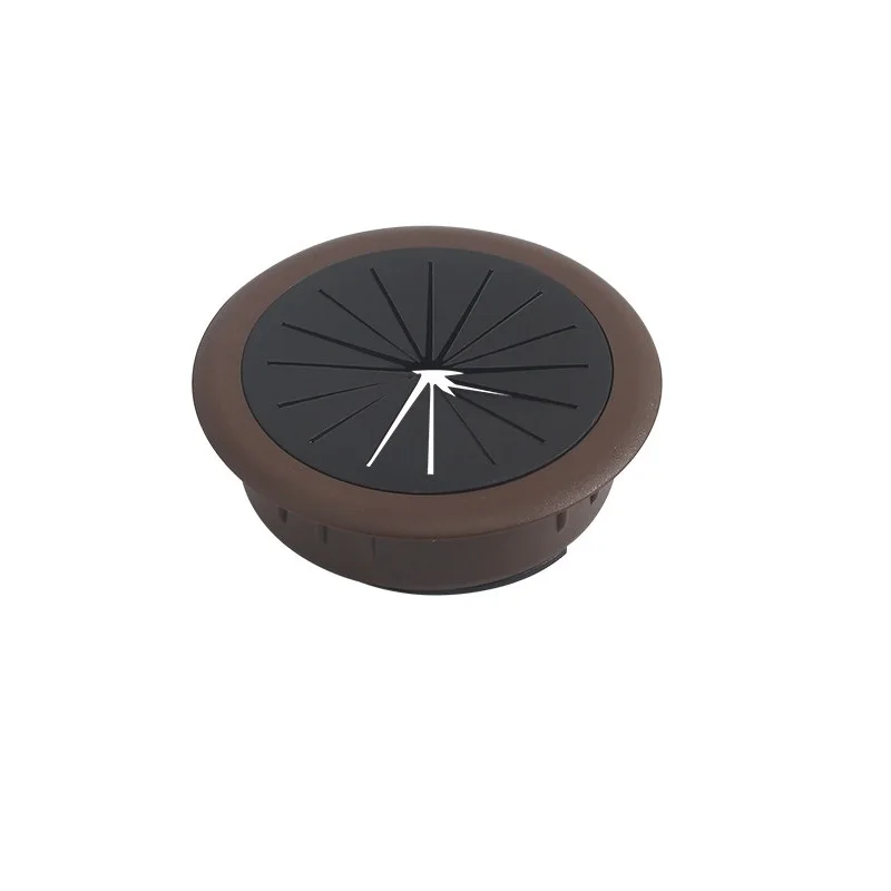 High-End Thickened ABS Plastic Cable Box Computer Desktop Cable Hole Cover Office Desk Decorative