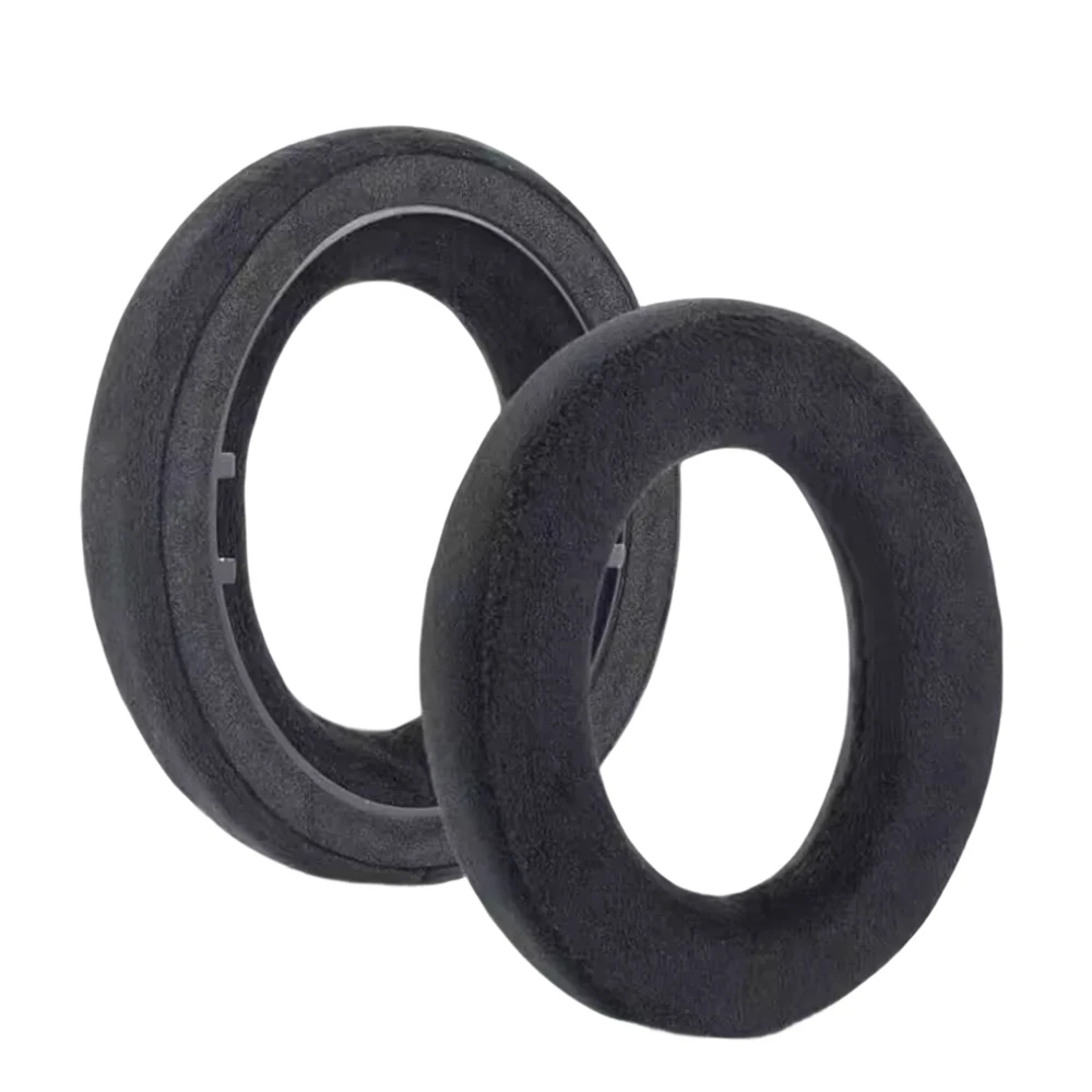 Almofadas para fones de ouvido, para sennheiser hd490 pro plus, couro genuíno, almofadas de substituição premium com opções de tecido