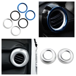 Front Air Conditioning Vent Cover Trim Fit for Nissan Kicks 2017-2023 Dashboard AC Outlet Decor Frame Car Accessories