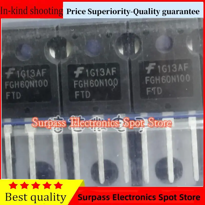 

10PCS-100PCS FGH60N100FTD TO-247 1000V 65A IGBT Price Superiority-Quality guarantee