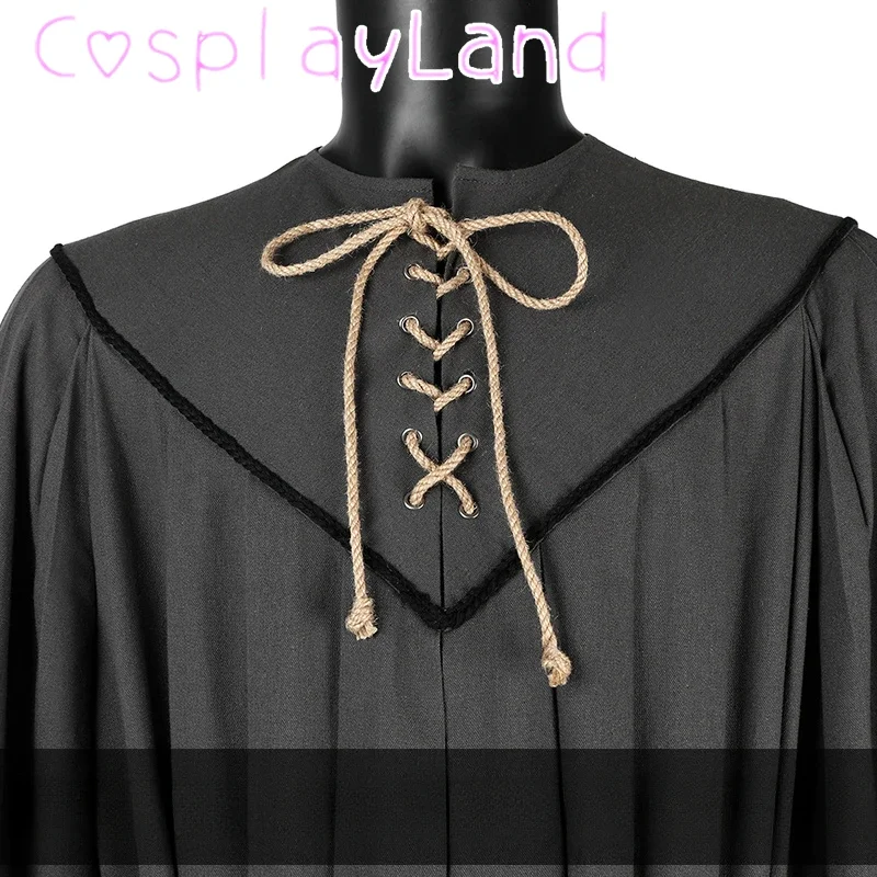 New Arrival Rings Gandalf Cosplay Costume Grey Costumes with Hat Wig Comic Con Outfit Custom Size Halloween Costume Men Suit view 4