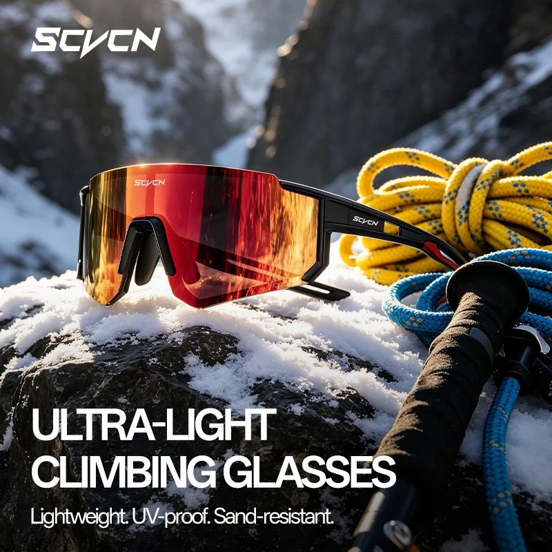 Fishing Sunglasses Polarized - แว่นกันแดด SCVCN HD ป้องกันรังสียูวี 400 สำหรับตกปลา