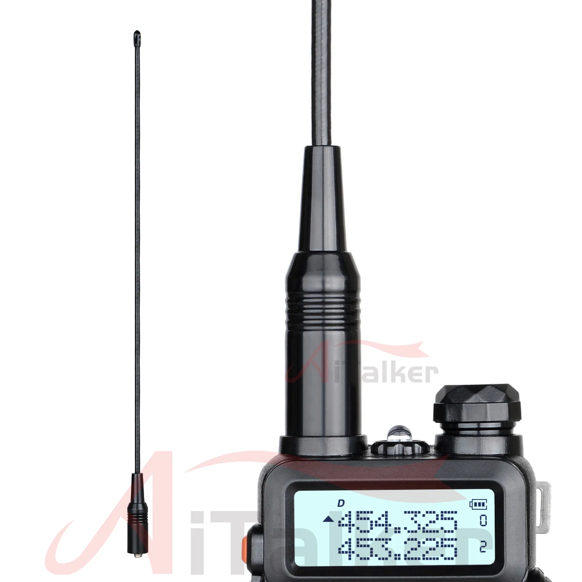 Antena Walkie Talkie Wouxun SMA-F VHF UHF Dual Band untuk Radio Walkie Talkie Kenwood Baofeng UV 5R 888S UV82 144/430Mhz