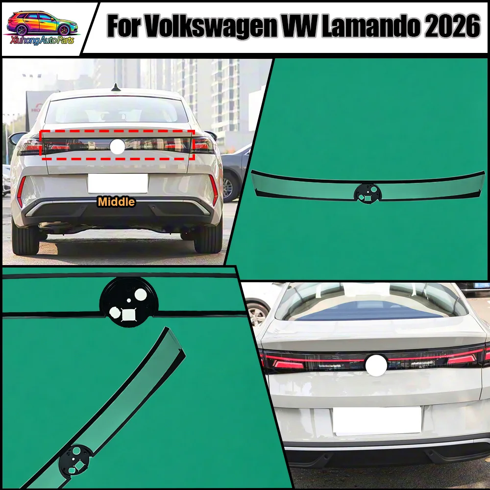 

For Volkswagen VW 2026 Lamando Through Tail Light Cover Car Rear Taillamp Glass Lamp Transparent Lampshade Shell Taillight Cover