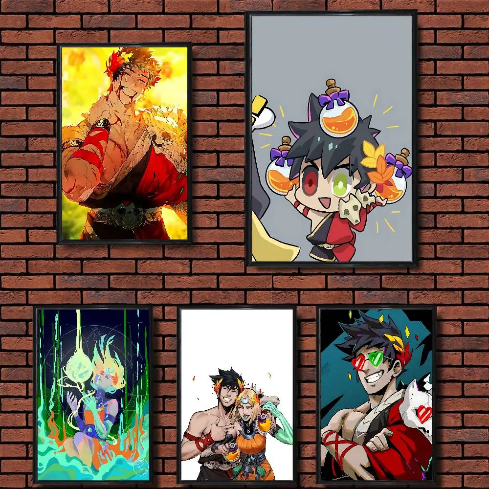 

Zagreus Melinoe Hades High Quality Dorm Living Room Aesthetic Wall Decoration Painting Poster Stickers Gift