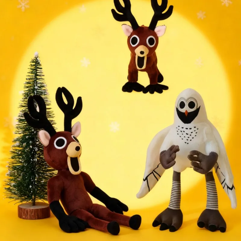 

НОВЫЙ 99-ночей в лесу, Мягкая плюшевая подушка с изображением животных, мультяшная подушка с оленем Милу, декор, игрушка в подарок