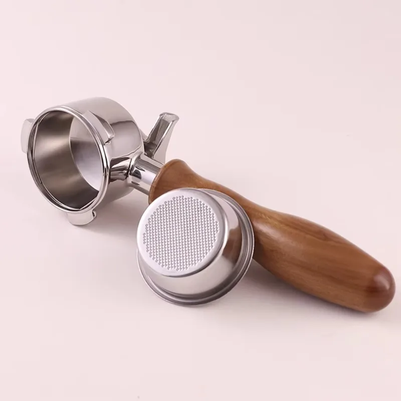 54mm Stainless Steel Double Mouth Portafilter for Breville Sage870/875/878/880 Bottomless Coffee Filter Handle Modification Tool