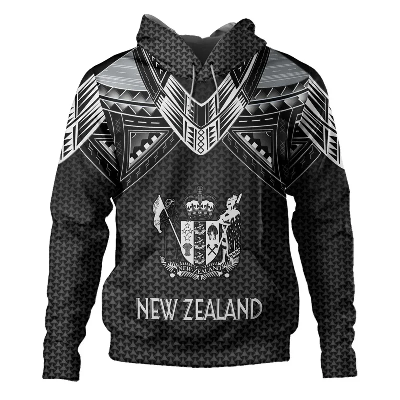 New Zealand Rugby Kia Ora Silver Ferns Graphic Hoodie Y2k Flag New In Hoodies & Sweatshirts Hoodies For Men Pullover Clothes