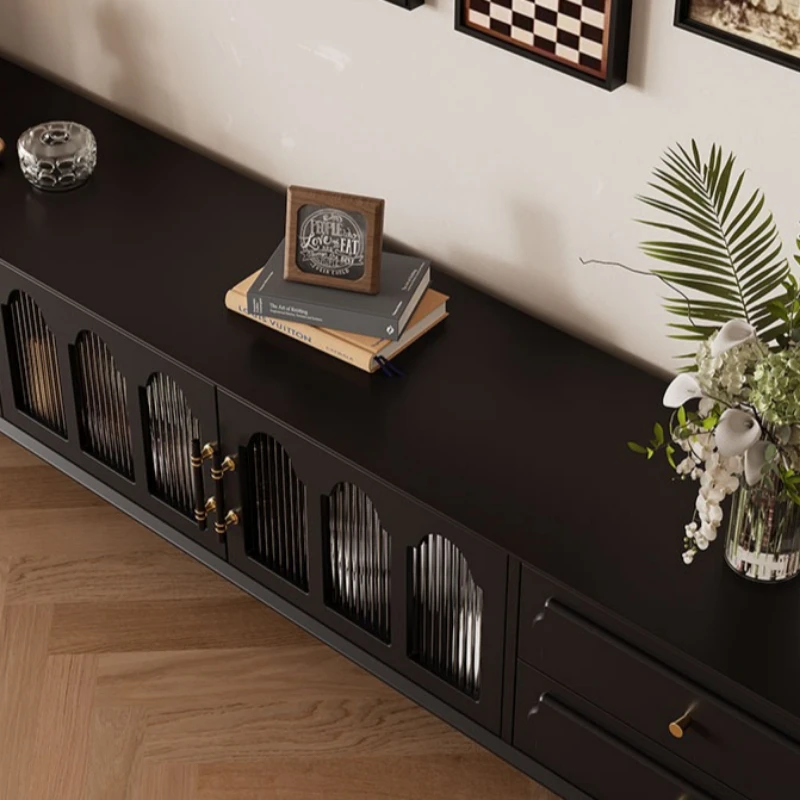 mobile TV domestico dal pavimento al soffitto armadietto portaoggetti in stile retrò combinazione tavolino integrato Marocco レキ§トTavolo TV