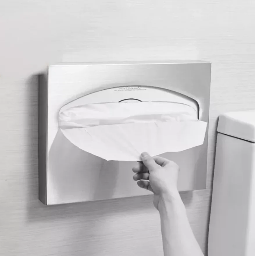 

304 stainless steel toilet paper tissue box Hotel bathroom disposable toilet paper holder