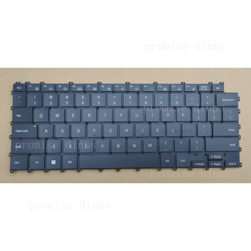M   for Samsung Galaxy Book2 Pro 930QED NP930QED Laptop US keyboard backlit